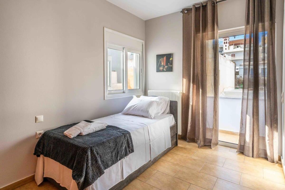 Sitia Panoramic Penthouse - Close To Sandy Beach - Private Parking Kültér fotó